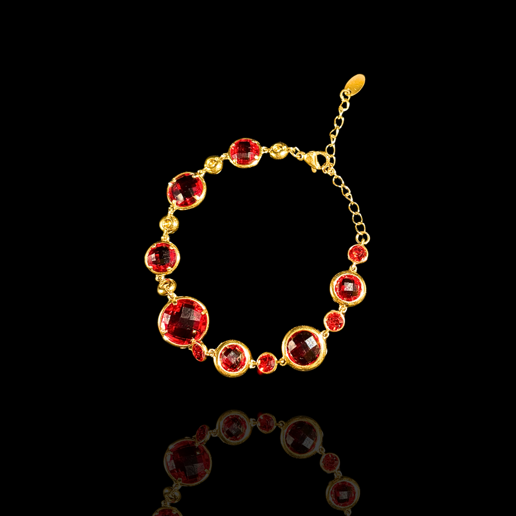BRACELET RED CRISTAL